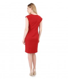 Elegant dress made of elastic fabric