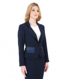 Office jacket with pockets