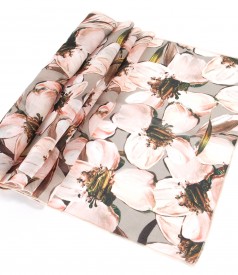 Floral printed scarf