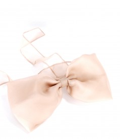 Silk organza accessory bow