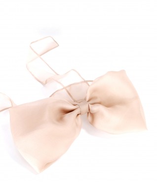 Silk organza accessory bow