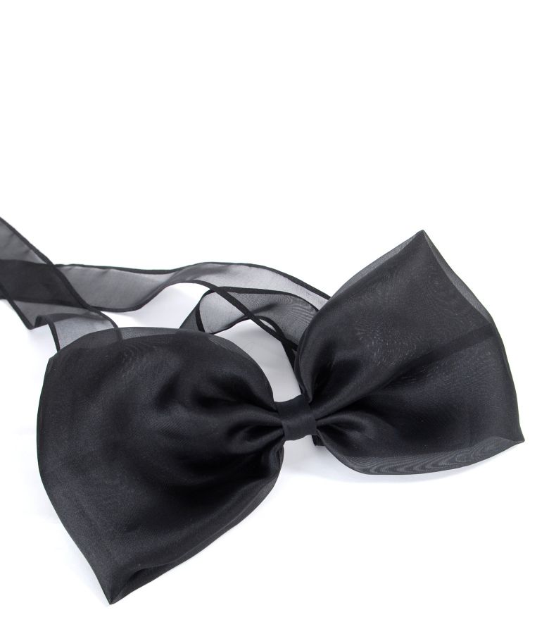 Silk organza accessory bow