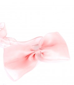 Silk organza accessory bow
