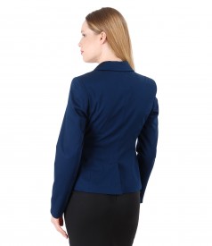 Elegant jacket made of textured cotton