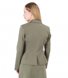 Elegant jacket made of textured cotton