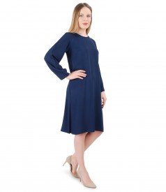 Viscose flaring dress