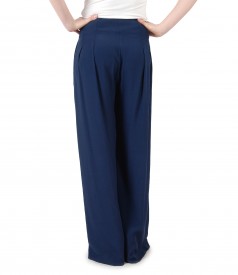 Viscose wide pants