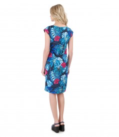 Casual dress with floral print