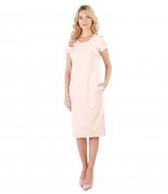 Elegant dress with side pockets