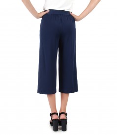 3/4 pants with waist belt