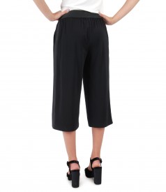 3/4 pants with waist belt