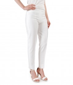 Viscose with cotton ankle pants