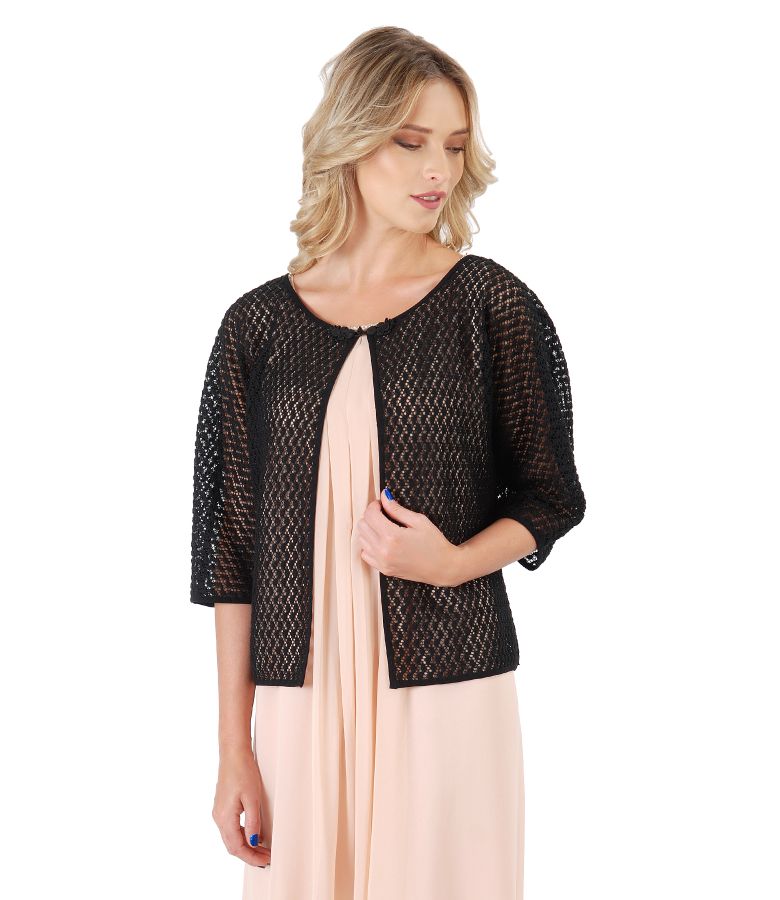 Bolero with kimono sleeve