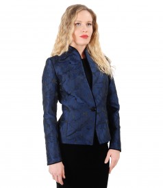 Elegant jacket with floral print