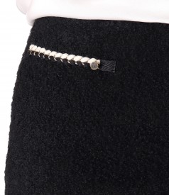 Office skirt made of wool