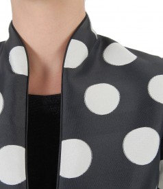 Elegant jacket with dots print