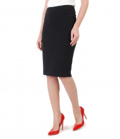 Office skirt made of elastic fabric