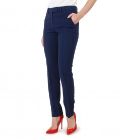 Ankle pants made of elastic fabric