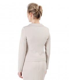 Elegant jacket made of elastic fabric