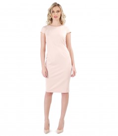 Midi dress made of elastic jersey with viscose