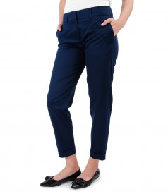 Elegant pants made of elastic cotton