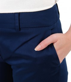 Elegant pants made of elastic cotton