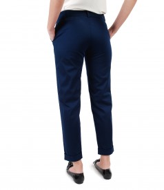 Elegant pants made of elastic cotton