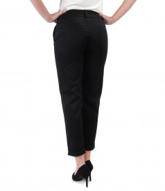 Elegant pants made of elastic cotton