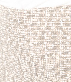 Loop skirt with cotton