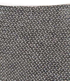 Multicolor loops skirt with cotton