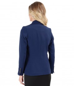 Office jacket made of elastic fabric