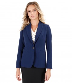 Office jacket made of elastic fabric