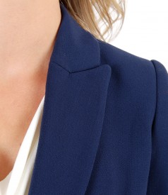 Office jacket made of elastic fabric