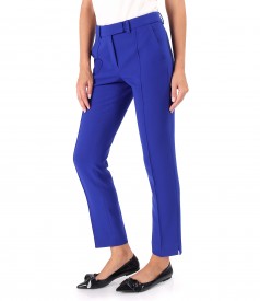 Ankle pants made of elastic fabric