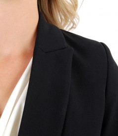 Office jacket made of elastic fabric