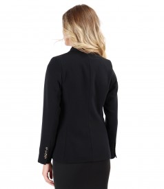 Office jacket made of elastic fabric