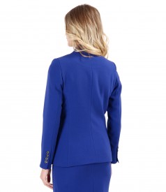 Office jacket made of elastic fabric