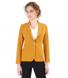 Office jacket made of elastic fabric