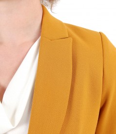 Office jacket made of elastic fabric