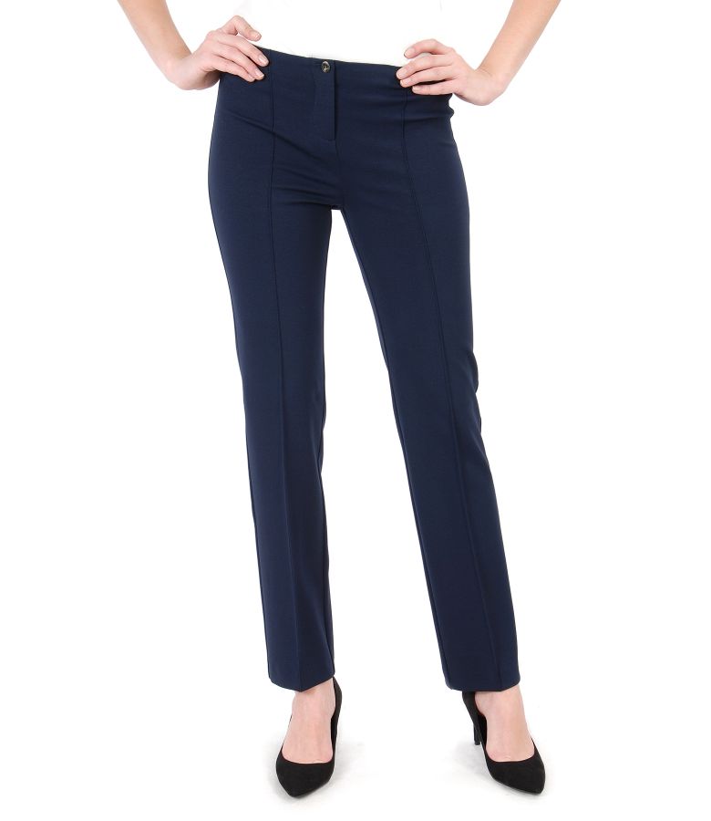 Office pants made of elastic jersey