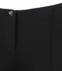 Office pants made of elastic jersey