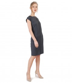 Elegant dress made of elastic fabric