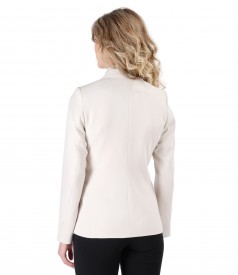 Office jacket made of elastic fabric