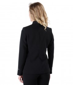 Office jacket made of elastic fabric