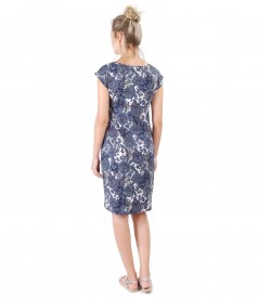 Jersey dress with floral print