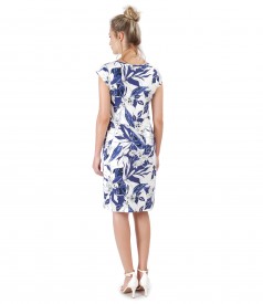 Jersey dress with floral print