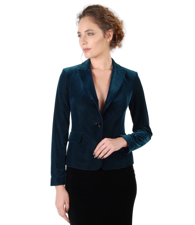 Elegant velvet jacket