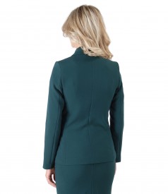 Office jacket made of elastic fabric