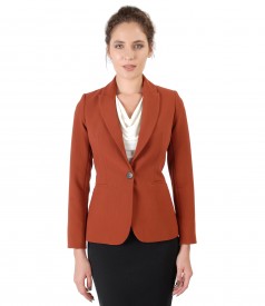 Office jacket made of elastic fabric