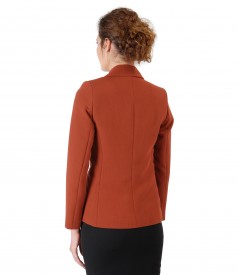 Office jacket made of elastic fabric